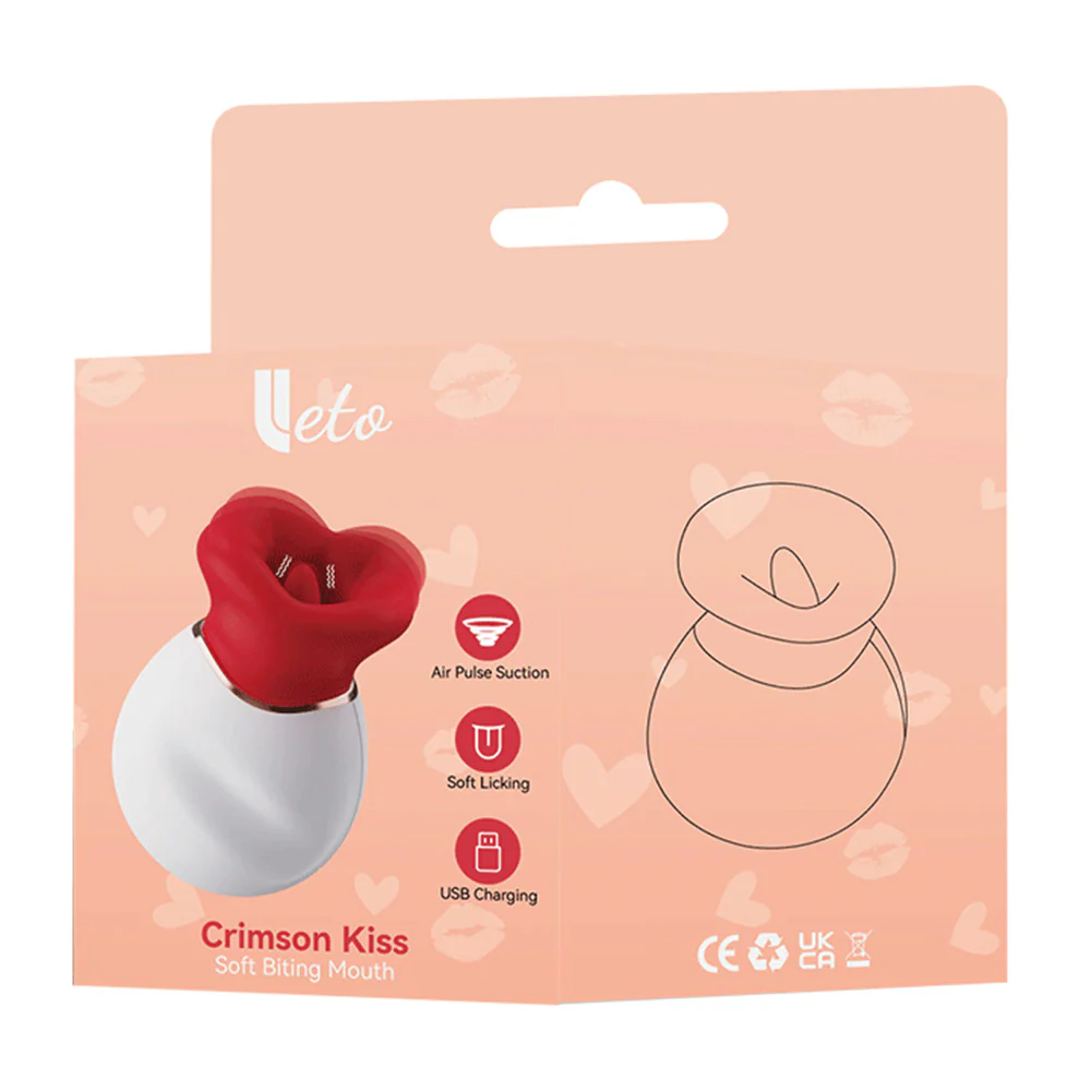 Leto Crimson Kiss Clitoral Suction & Licking Stimulator - Image 6