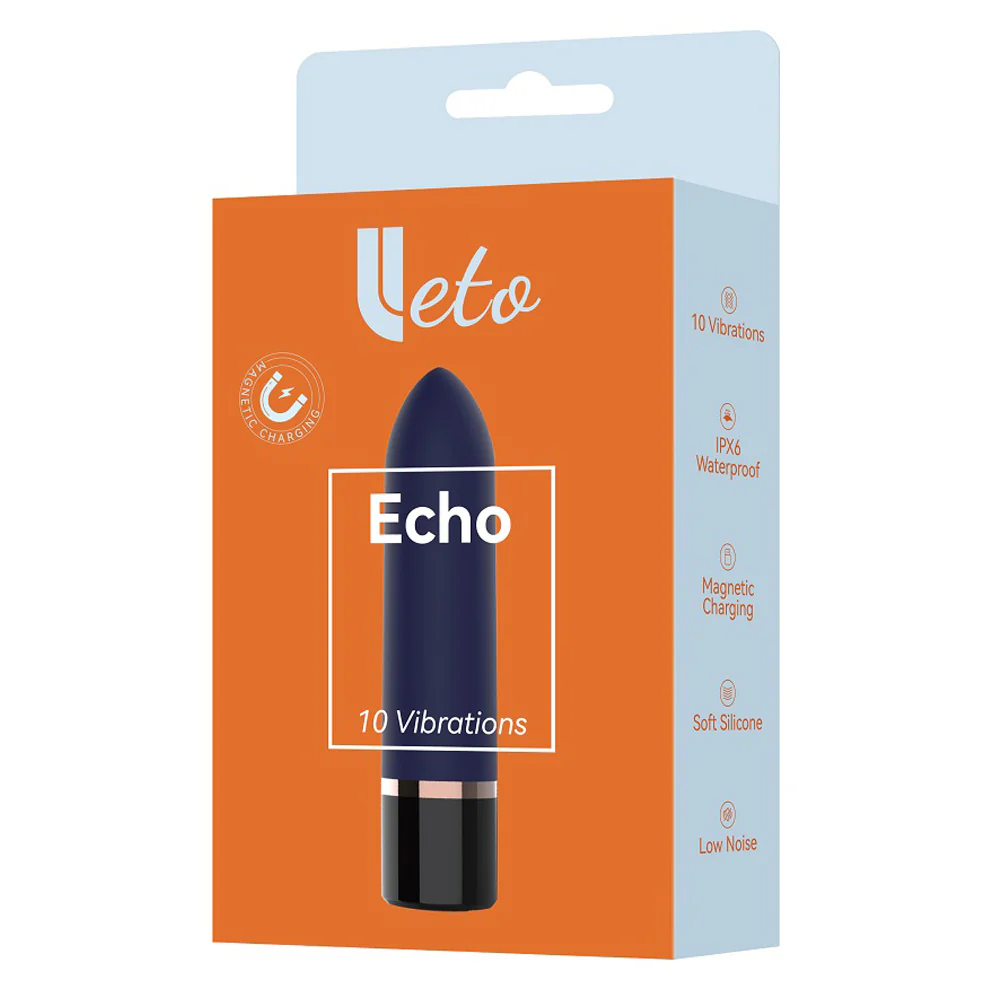 Leto Echo Tapered 10-Mode Silicone Bullet Vibrator - Image 4