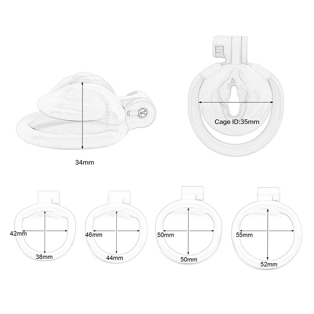 Leto Lockable Vagina Chastity Cage - Image 6