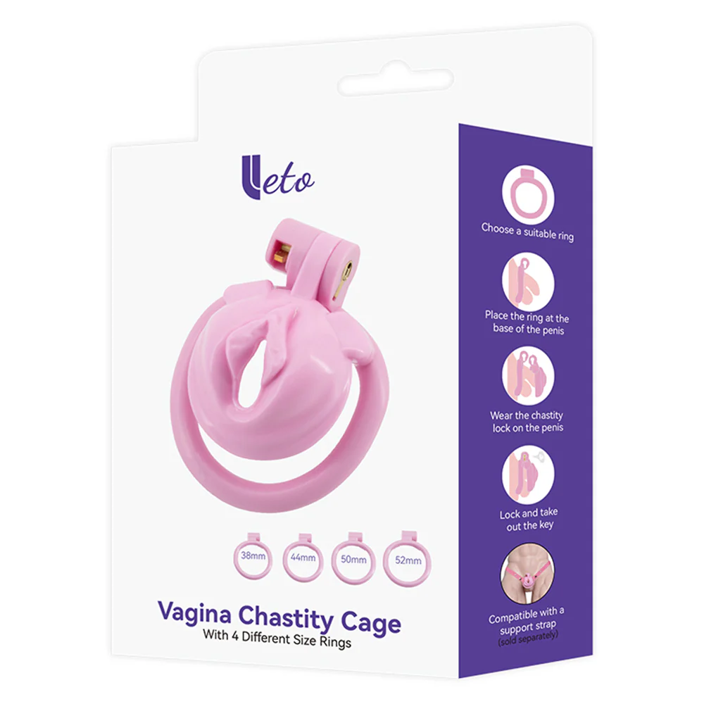 Leto Lockable Vagina Chastity Cage - Image 7