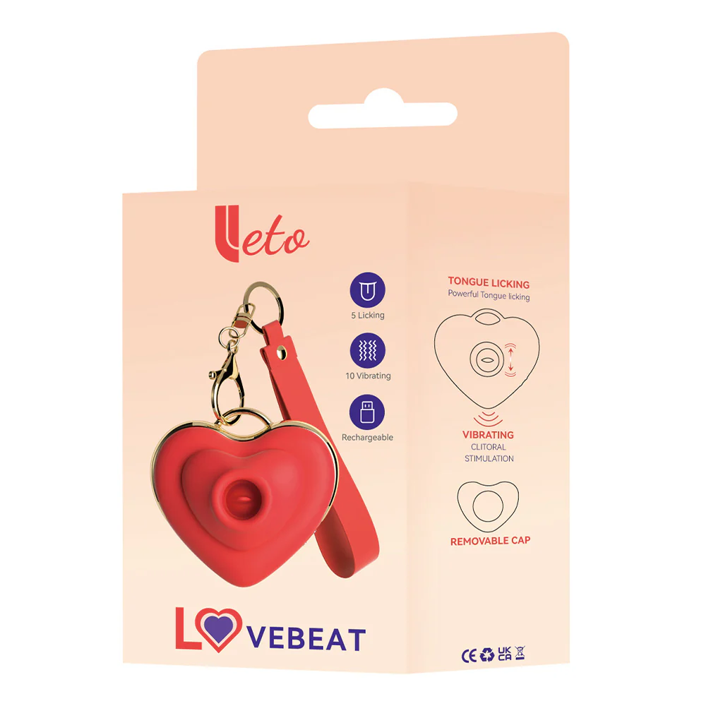 Leto Lovebeat 2-in-1 Clitoral Licker & Vibrator Keychain - Image 6