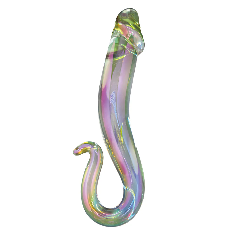 Leto Magic Glass Phallic Dildo With Ergonomic Handle - Image 2