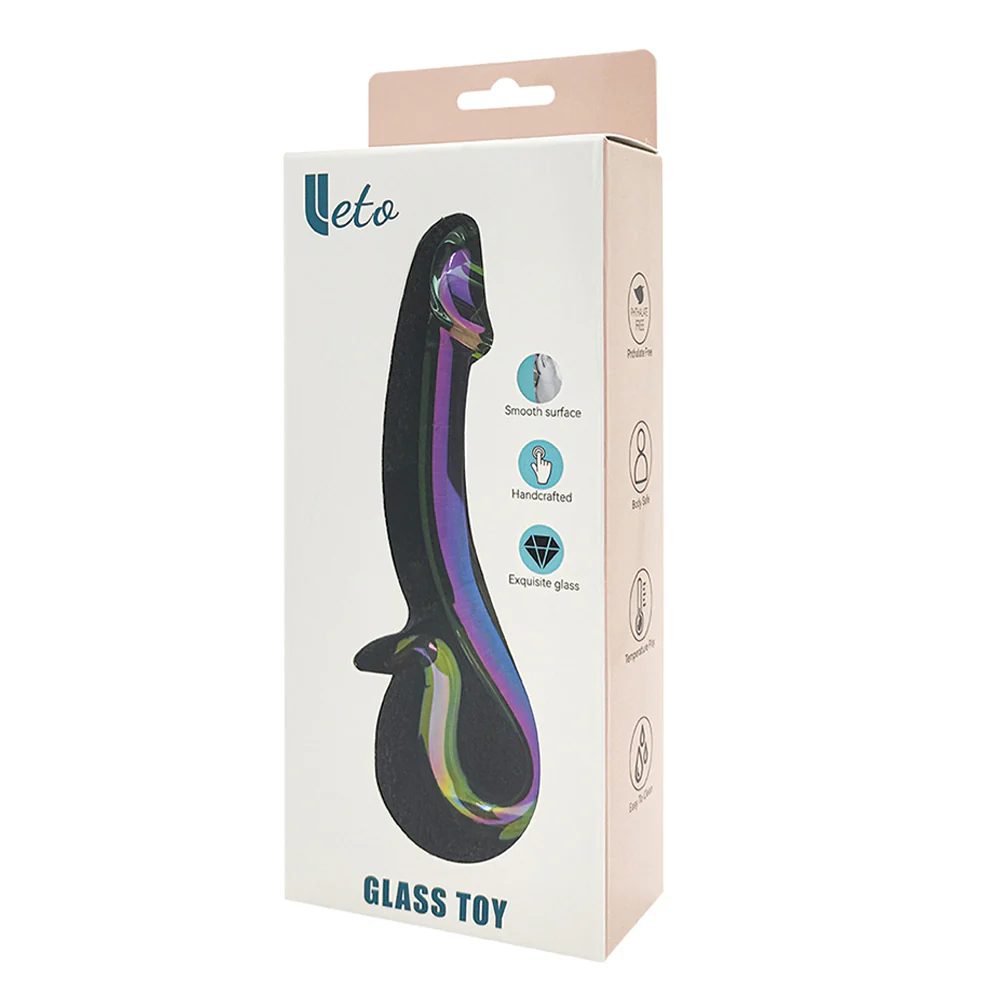 Leto Magic Glass Phallic Dildo With Ergonomic Handle - Image 3