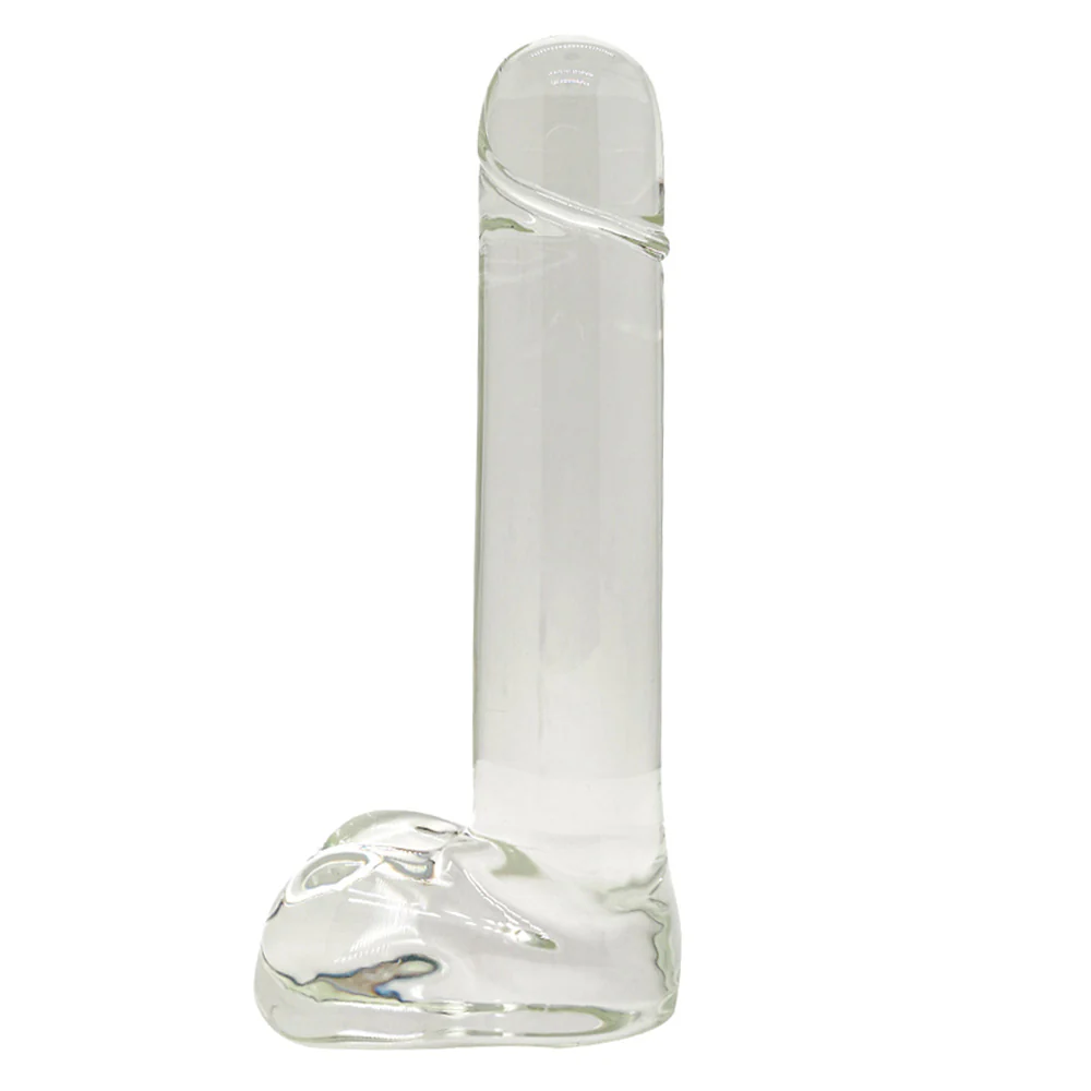 Leto Magic Glass Realistic 7" Straight Dildo - Image 3