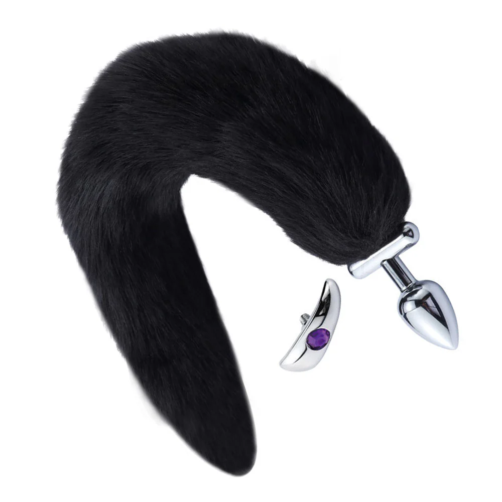 Leto Poseable Furry Tail Metal Butt Plug & Ears Kit - Image 2