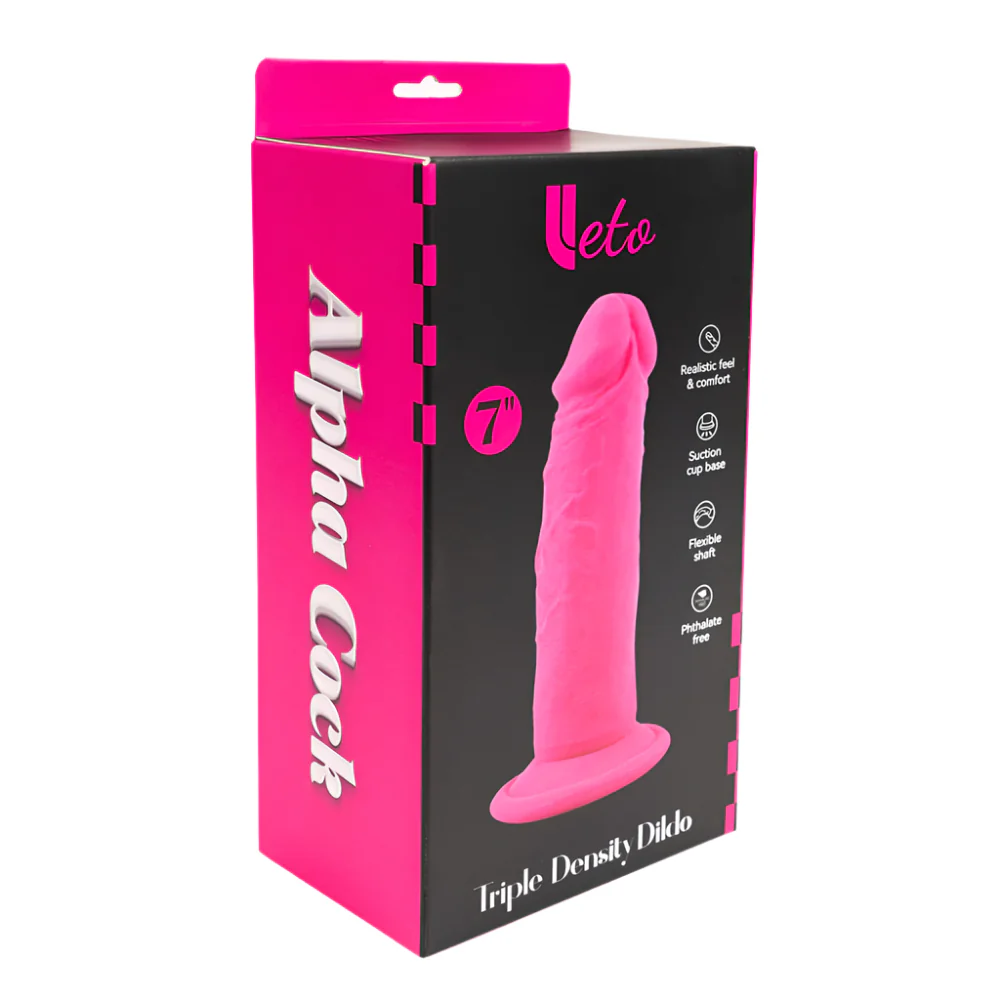 Leto Realistic 7" Alpha Cock Triple Density Dildo With Suction Cup - Image 10