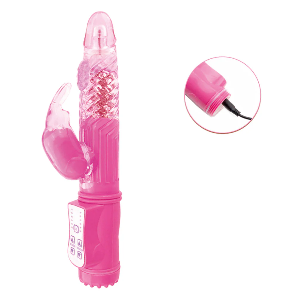 Leto Rechargeable Rotating Beads Rabbit Vibrator - Image 3