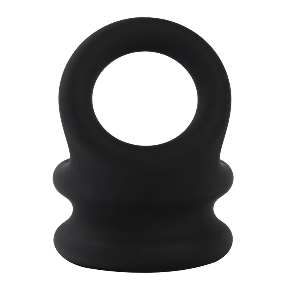 Leto Stay Hard Silicone Cock Ring & Ball Stretcher - Image 3