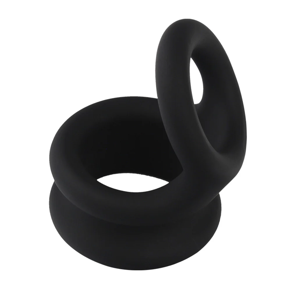 Leto Stay Hard Silicone Cock Ring & Ball Stretcher - Image 4