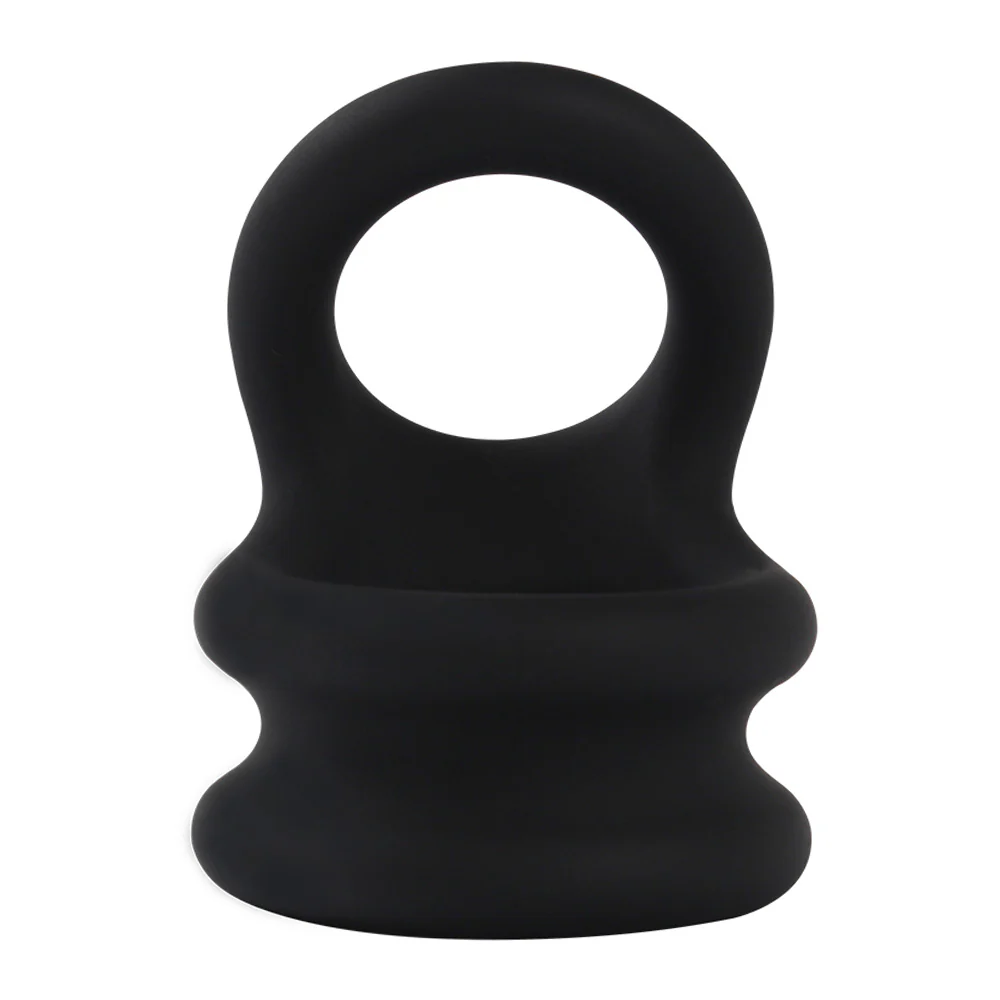 Leto Stay Hard Silicone Cock Ring & Ball Stretcher - Image 5