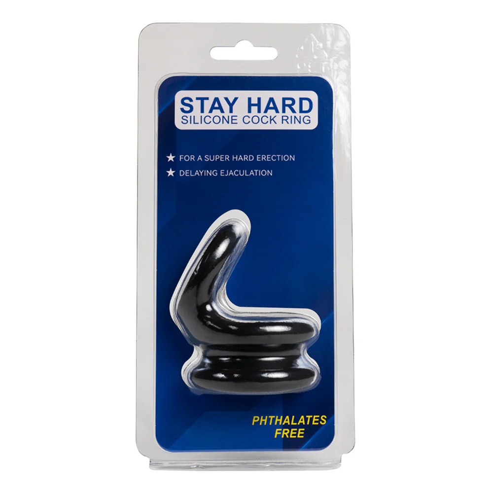 Leto Stay Hard Silicone Cock Ring & Ball Stretcher - Image 6