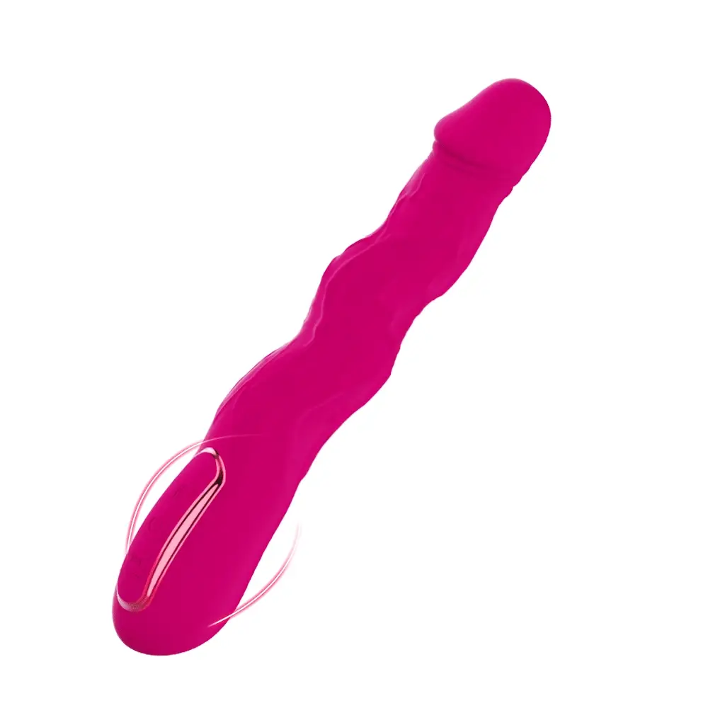 Leto Wave Vibe Rippling Phallic Silicone G-Spot Vibrator