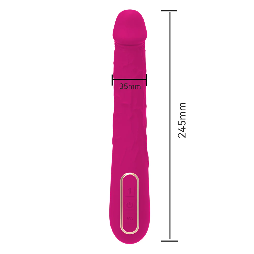 Leto Wave Vibe Rippling Phallic Silicone G-Spot Vibrator - Image 4