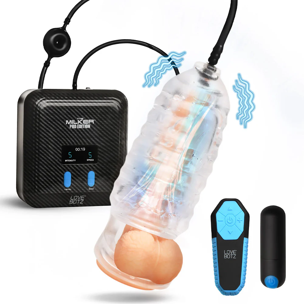 LoveBotz The Milker Stamina With Auto-Stroking, Suction & Vibration - Image 3