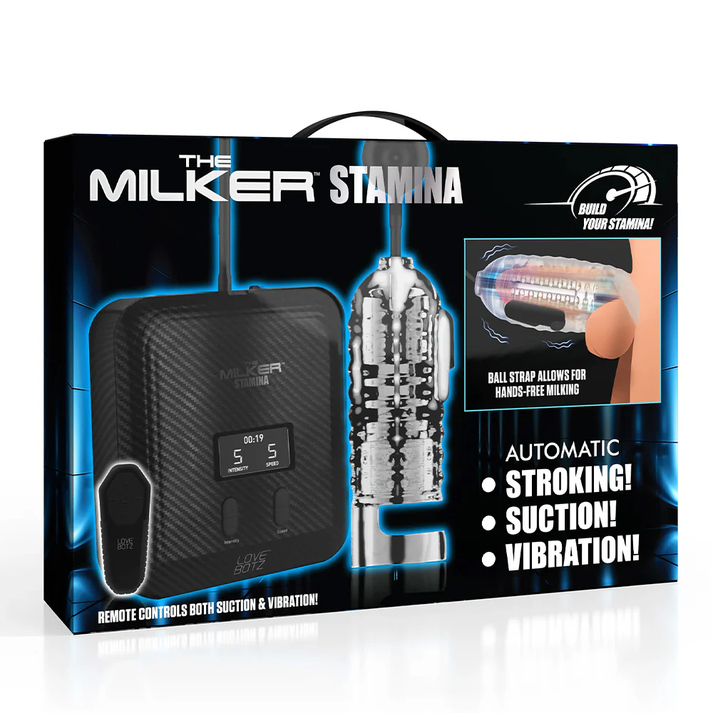 LoveBotz The Milker Stamina With Auto-Stroking, Suction & Vibration - Image 8