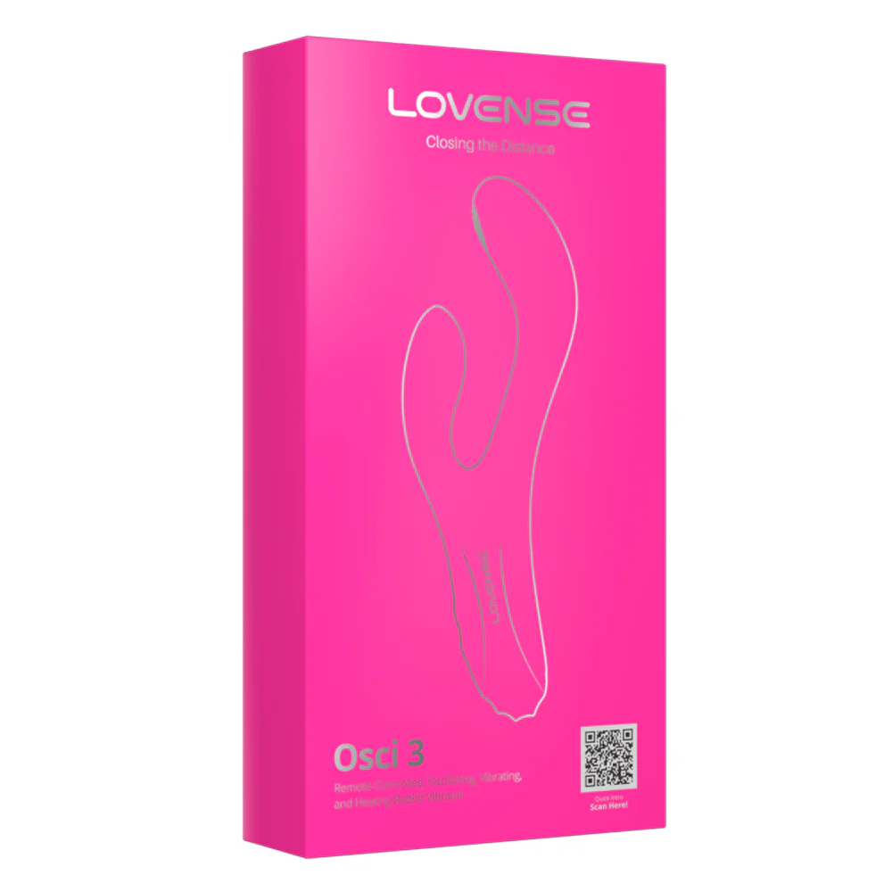 Lovense Osci 3 App-Compatible Oscillating Heating Rabbit Vibrator - Image 8