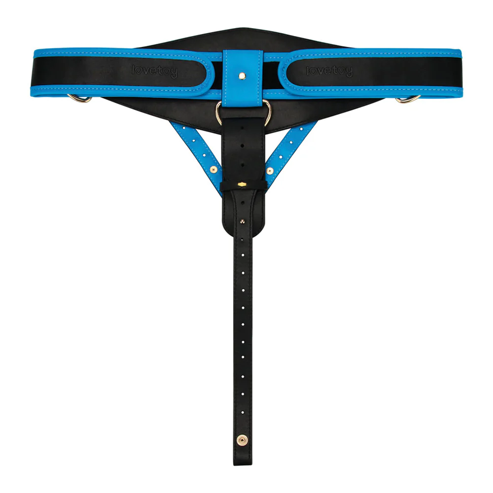 Lovetoy Ingen 9" Enhanced Unisex Hollow Silicone Strap-On Set - Image 10