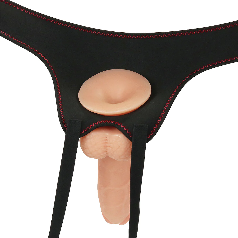 Lovetoy Ingen Easy Velcro Strap-On Harness & 8.5" Dildo Set - Image 2