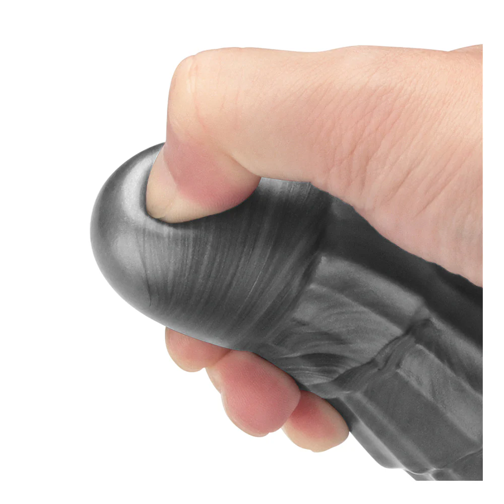 Lovetoy King-Sized 14.5" Vibrax Slider Vibrating Ribbed Dildo - Image 5