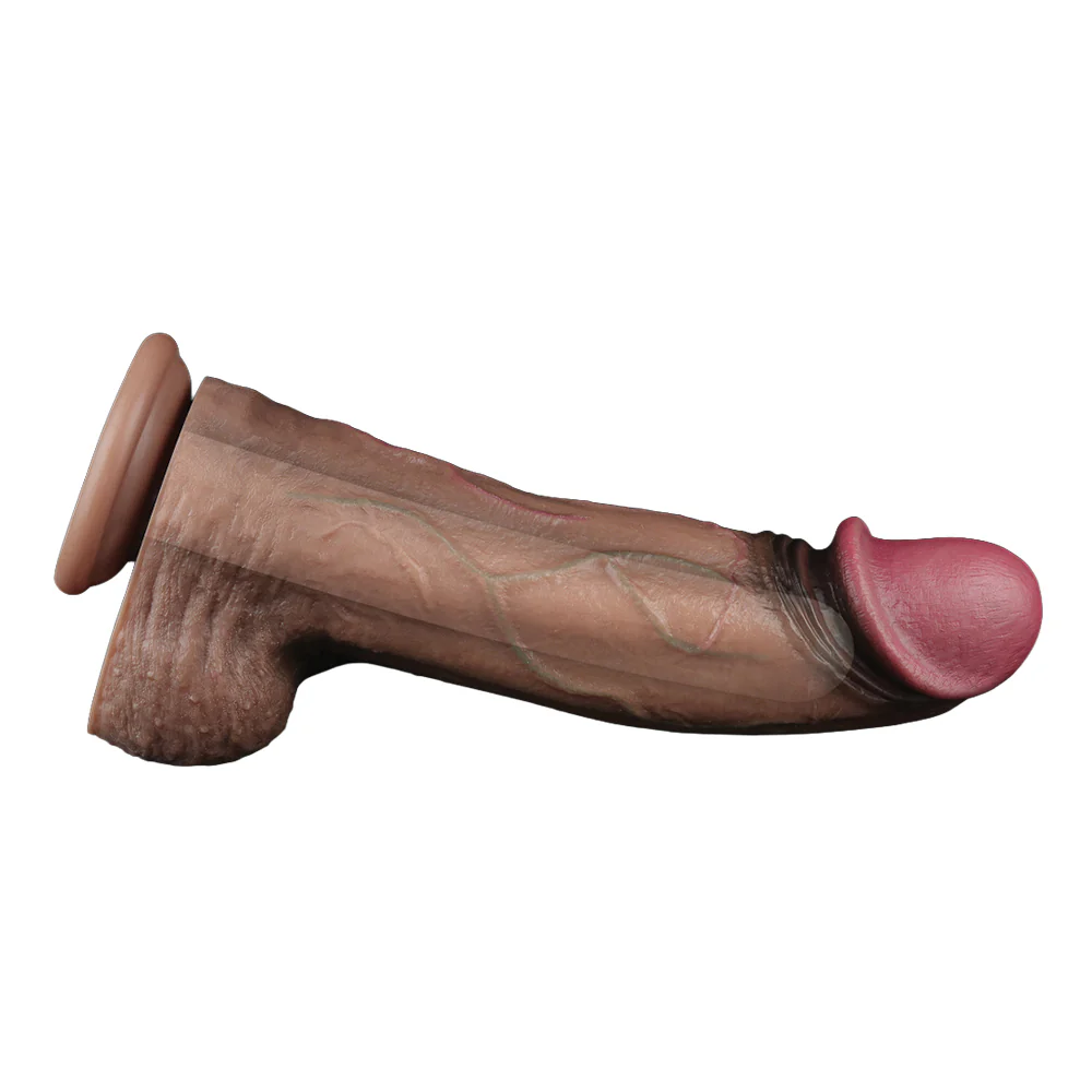 Lovetoy Nature Cock 13" XXL Realistic Dual-Layered Silicone Dildo - Image 3