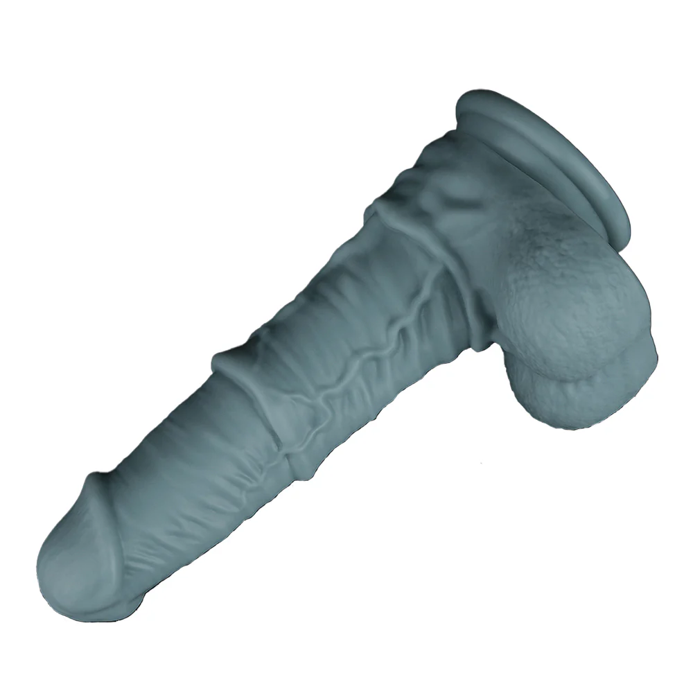 Lovetoy Nature Cock Dual-Layered Silicone Thrusting Vibrating Dildo - Image 2