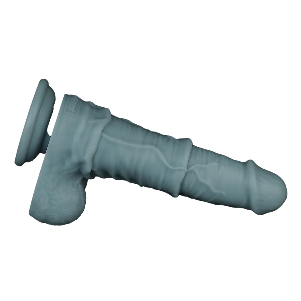 Lovetoy Nature Cock Dual-Layered Silicone Thrusting Vibrating Dildo - Image 4