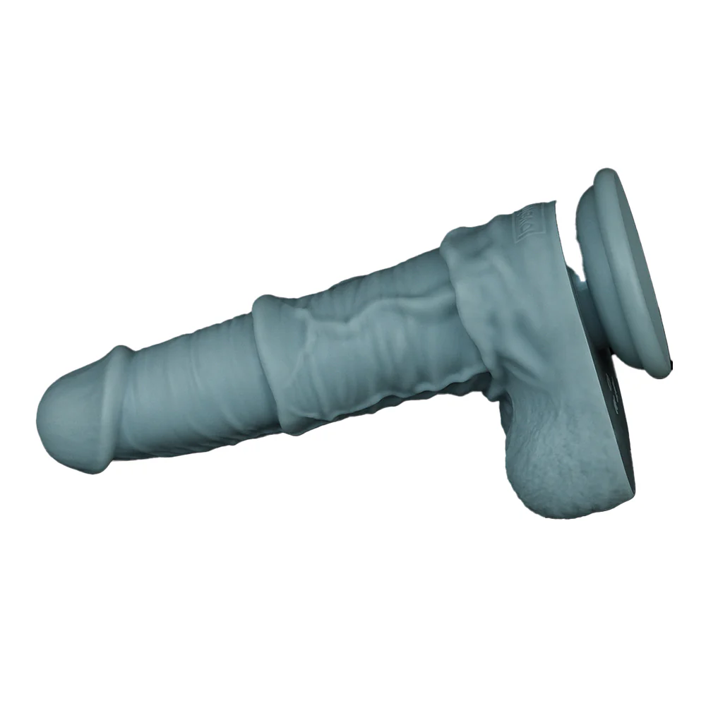 Lovetoy Nature Cock Dual-Layered Silicone Thrusting Vibrating Dildo - Image 5