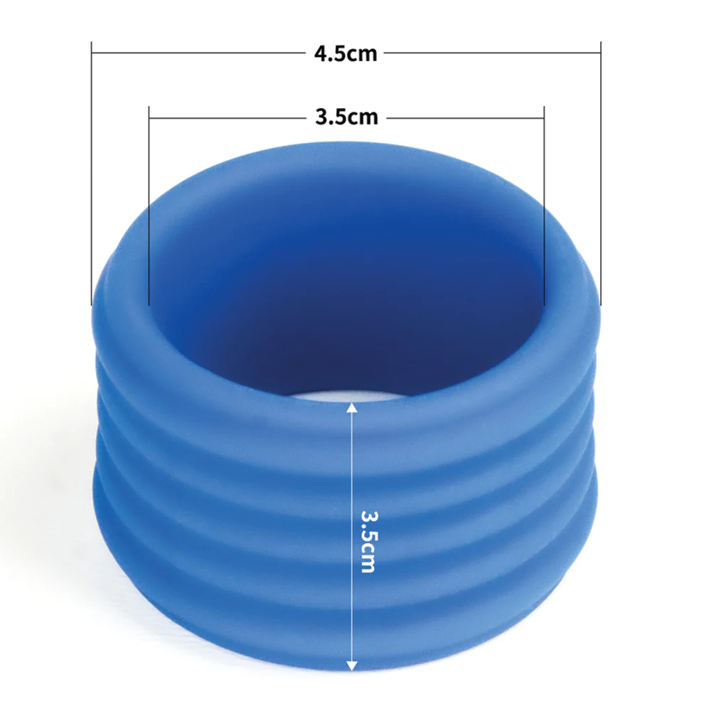 Lovetoy Pinnacle Pro Deep Rib Grip Cock Ring - Image 7