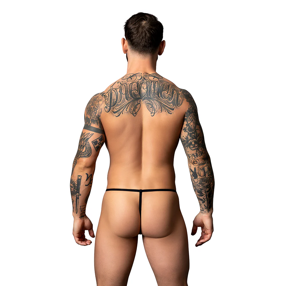 Male Power Liquid Onyx 2.0 Wet Look G-String - Image 4