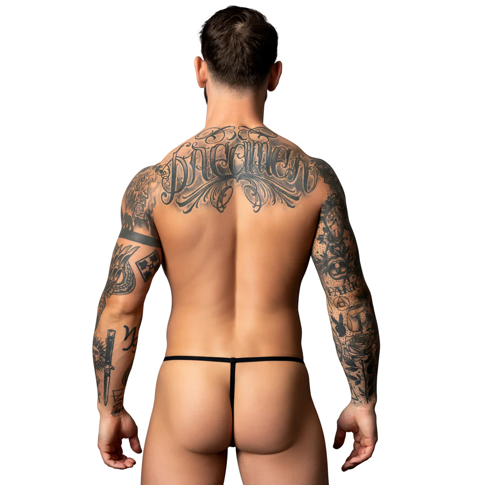 Male Power Liquid Onyx 2.0 Wet Look G-String - Image 8