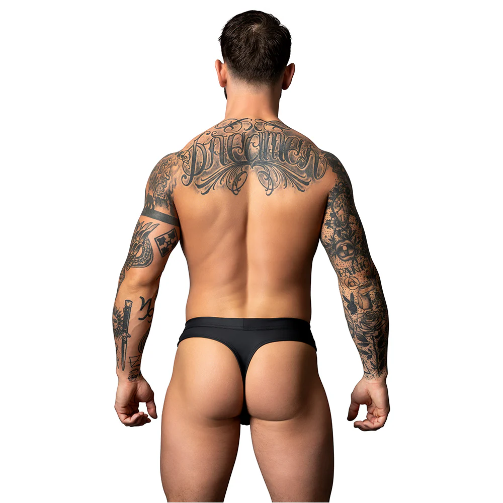 Male Power Snap Off Pouch Thong - Image 4