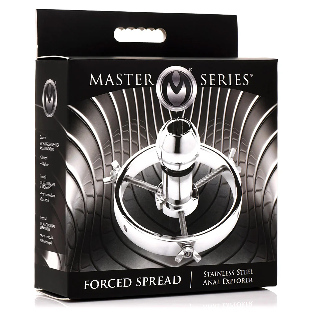 Master Series Forced Spread Stainless Steel Anal Explorer - Image 6
