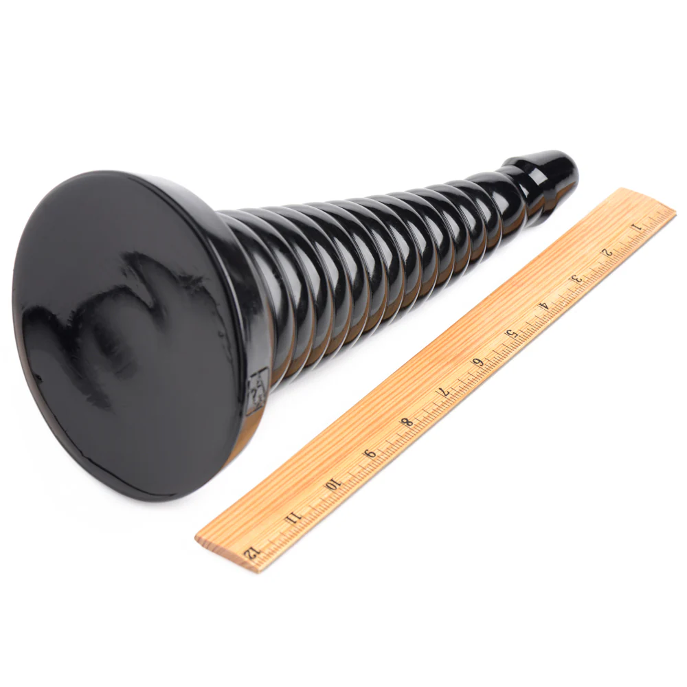 Master Series Giant Ribbed Anal Cone - Image 2