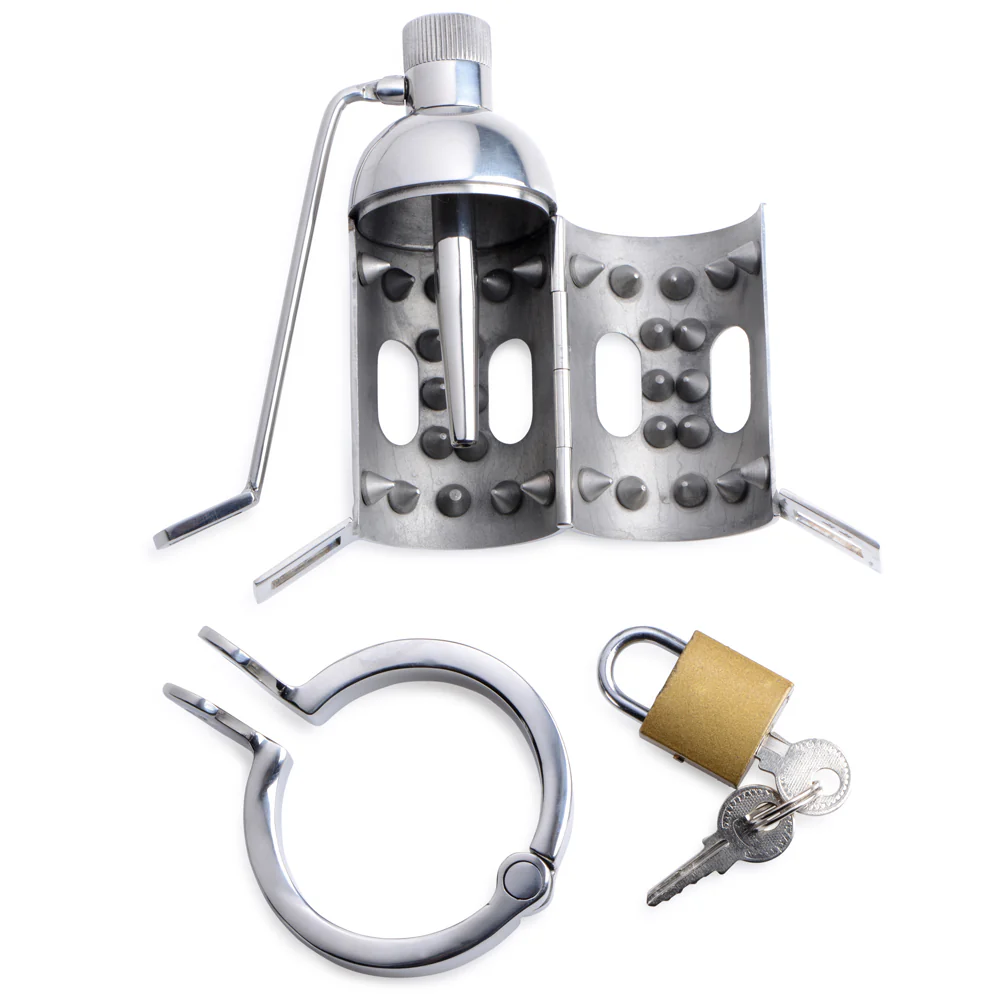 Master Series - Spiked Chamber Chastity Cage - Image 5