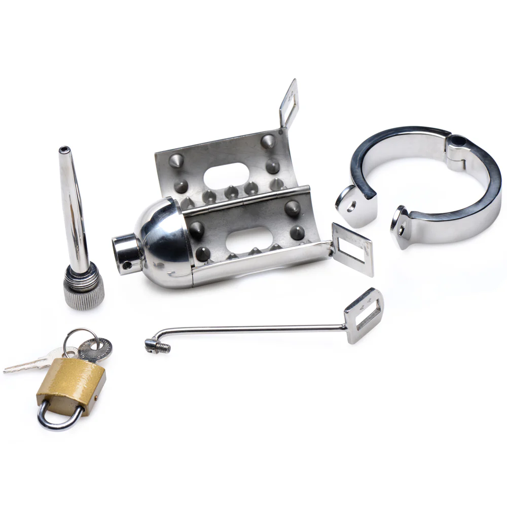Master Series - Spiked Chamber Chastity Cage - Image 6