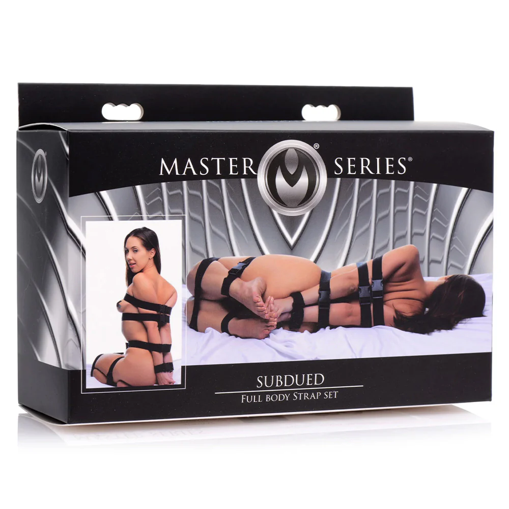 Master Series Subdued Full Body Strap Restraints Set - Image 5