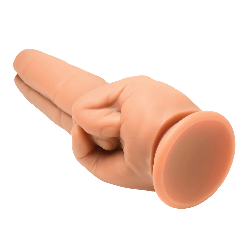 Master Series The Pleaser Double Finger Silicone Dildo - Image 3