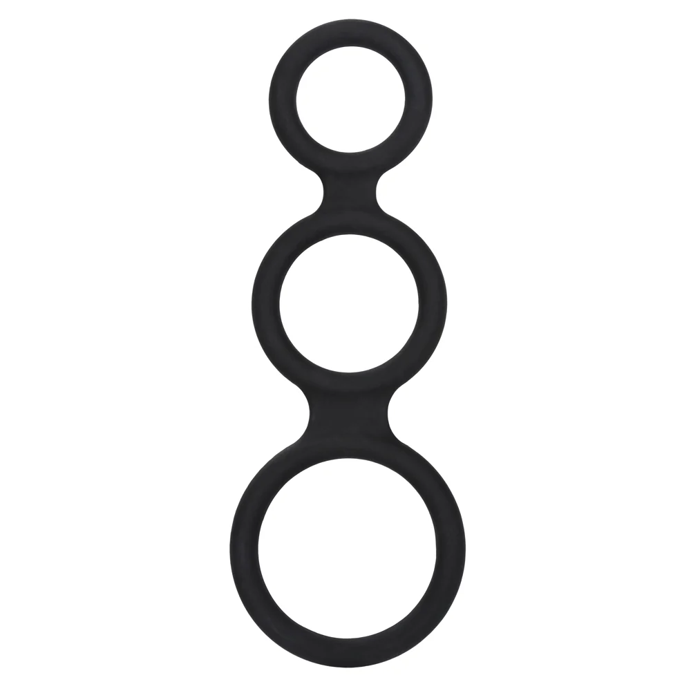 Maximiser Enhancer Silicone Triple Cock & Ball Ring