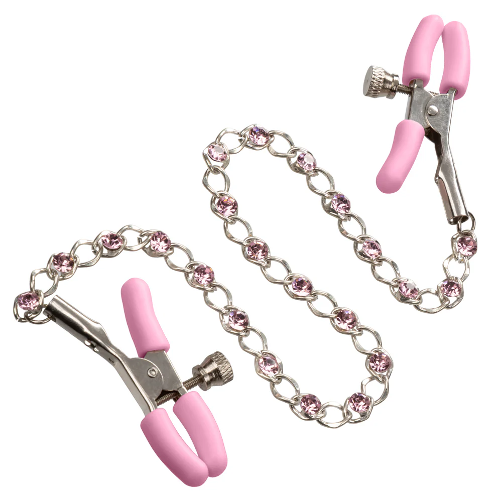 Nipple Play Crystal Chain Nipple Clamps - Image 2