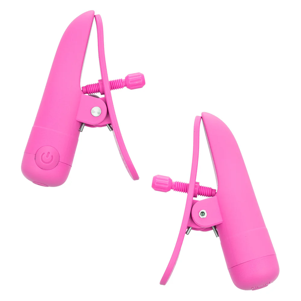 Nipple Play Nipplettes Rechargeable Vibrating Nipple Clamps
