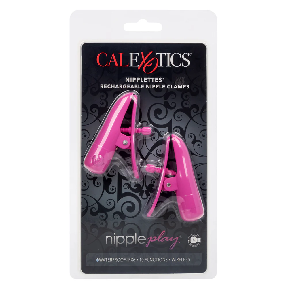 Nipple Play Nipplettes Rechargeable Vibrating Nipple Clamps - Image 7