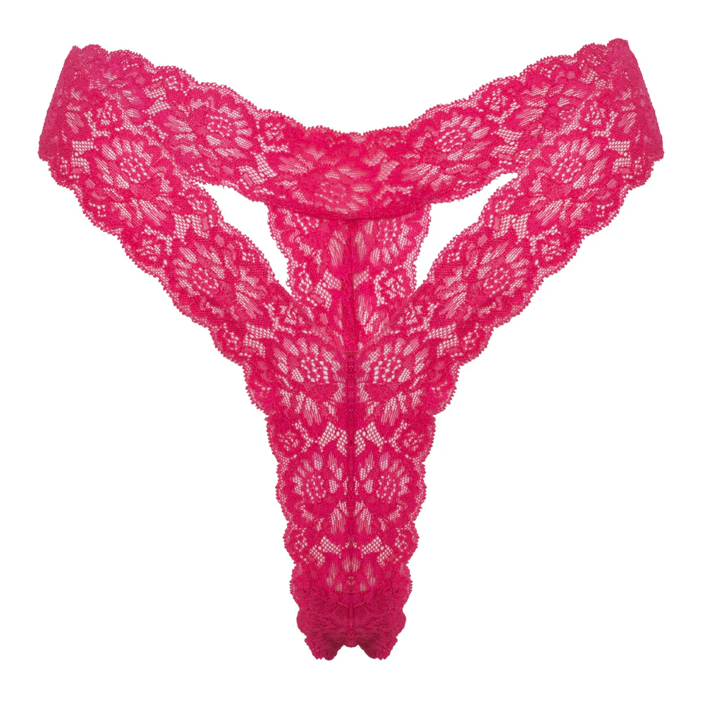Oh La La Cheri Karina Stretch Lace Thong - Image 6