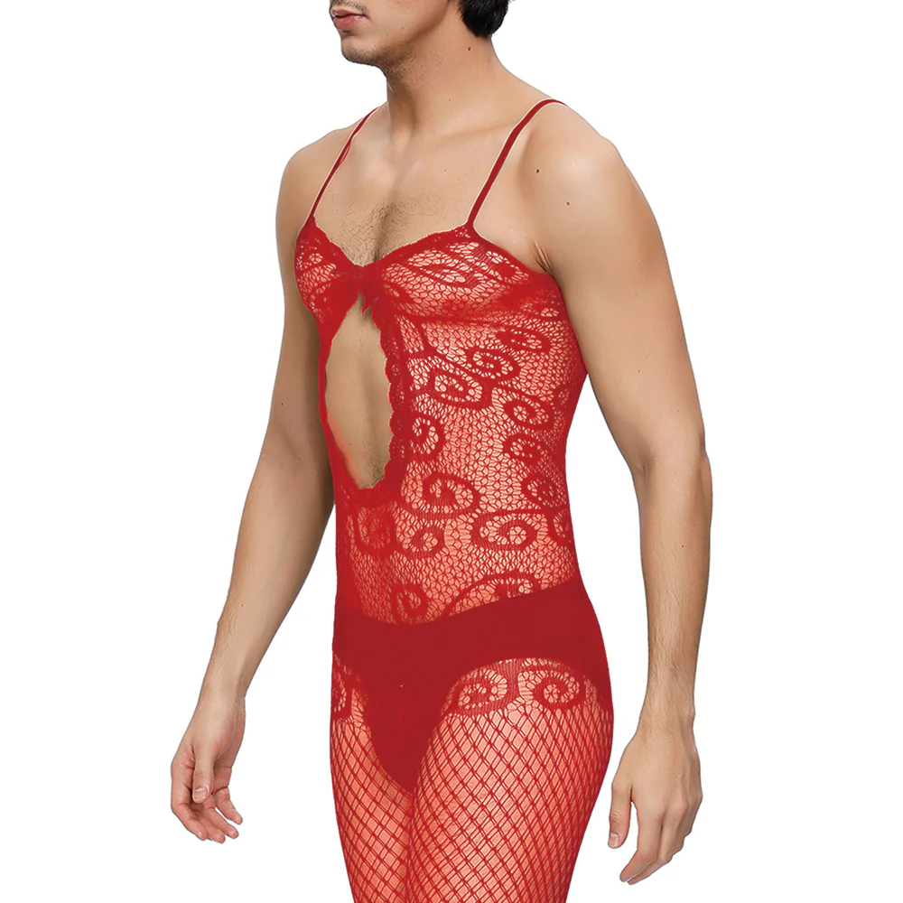 Oh Yeah Front Cutout Crotchless Bodystocking - Image 2