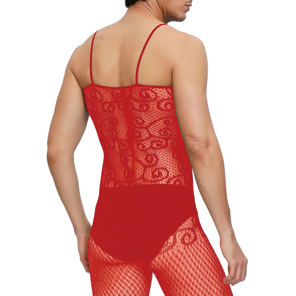 Oh Yeah Front Cutout Crotchless Bodystocking - Image 3