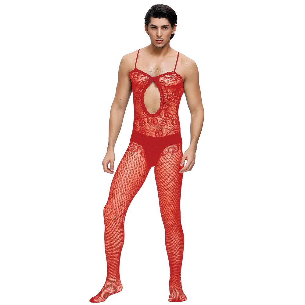 Oh Yeah Front Cutout Crotchless Bodystocking - Image 4