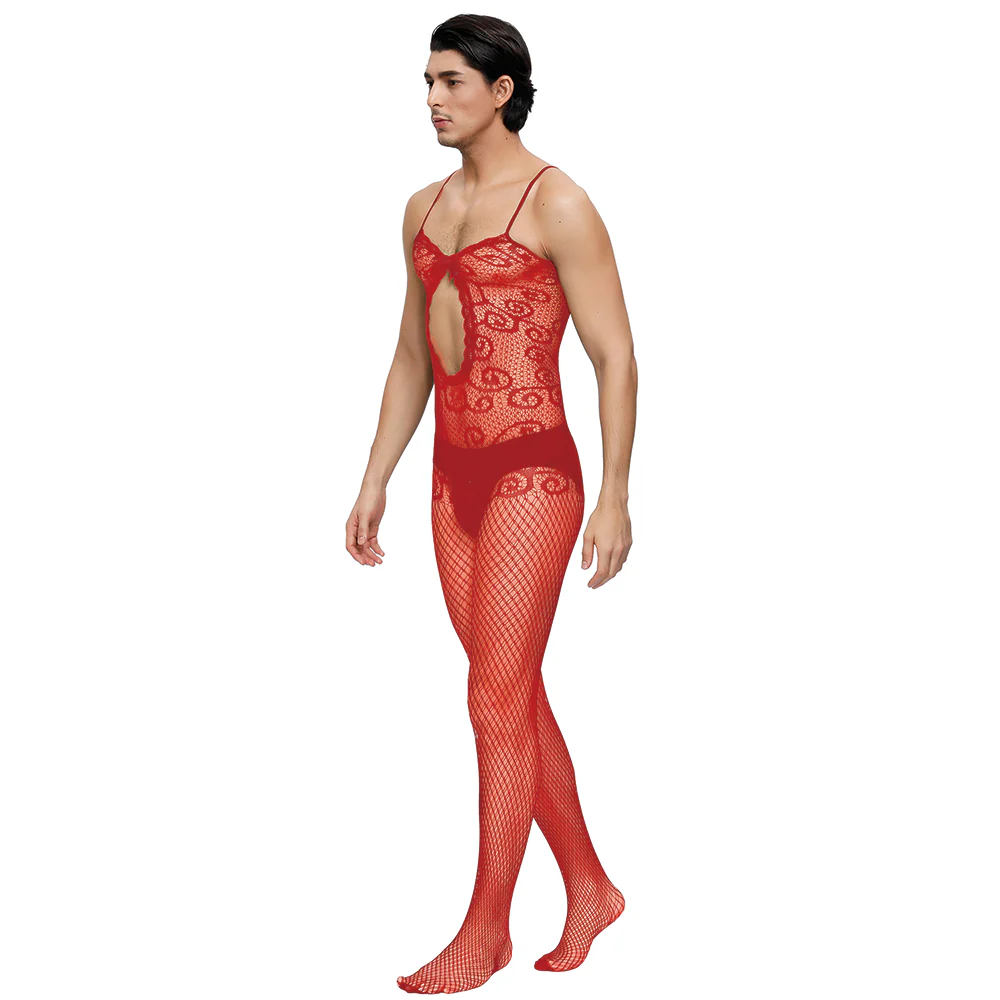 Oh Yeah Front Cutout Crotchless Bodystocking - Image 5