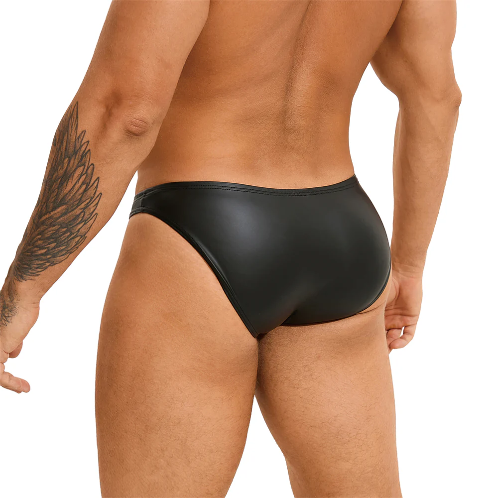 Oh Yeah Matte Wet Look Briefs - Image 6