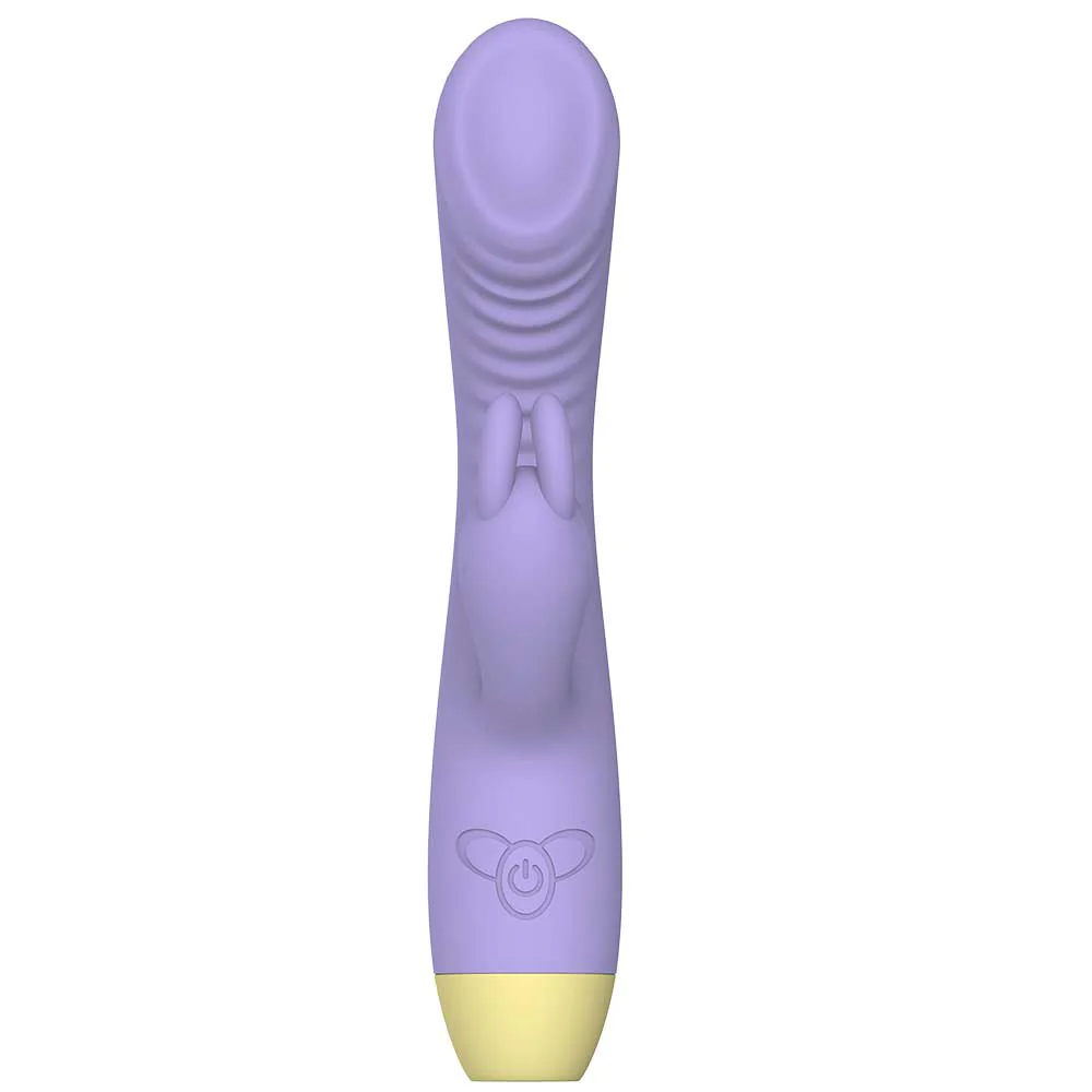Ooh! Double Delight Ribbed Rabbit Vibrator - Image 4