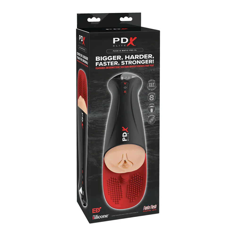 PDX Elite Fuck-O-Matic Pro XL Vibrating Sucking Automatic Stroker - Image 5