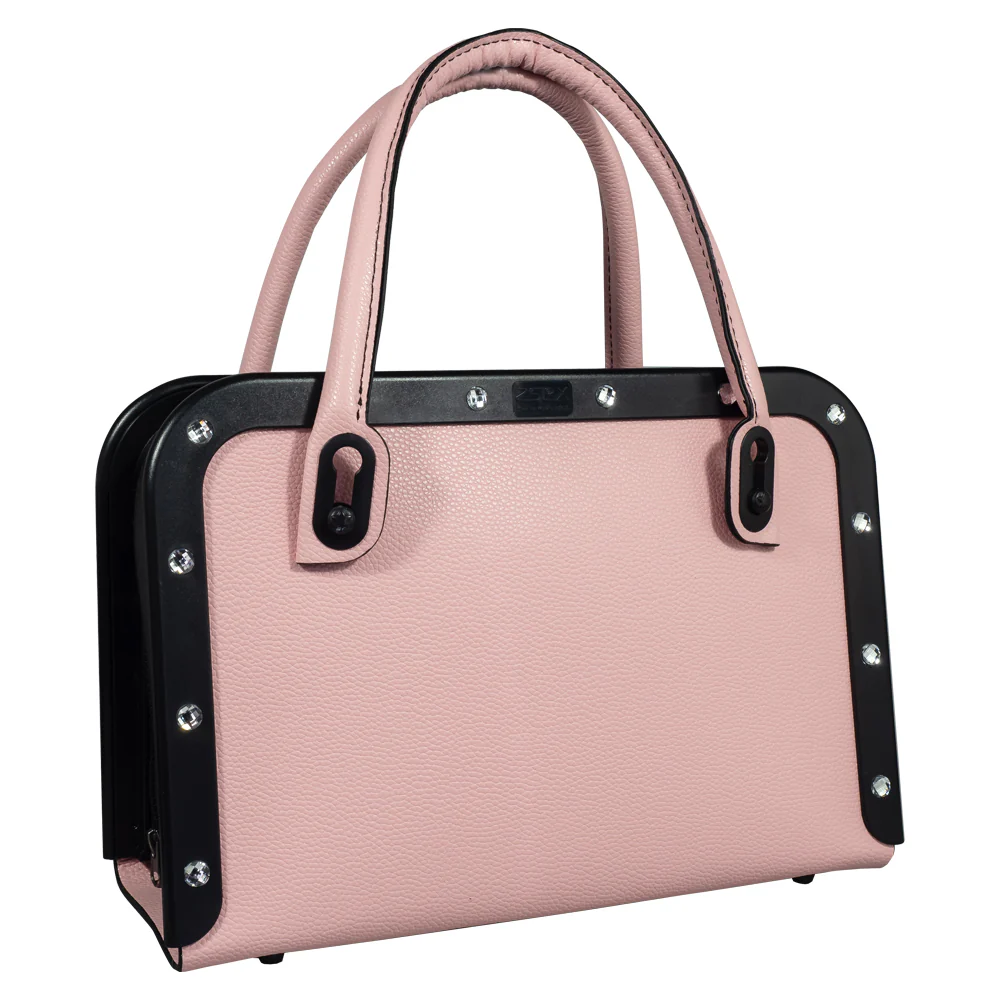 Portable Thrusting Handbag Sex Machine - Light Pink - Image 2